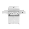 Parrilla a Gas con Quemador Lateral – 4 Quemadores