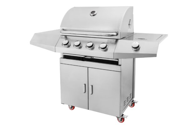 parrilla gas 4 quemadores quemador lateral lateral