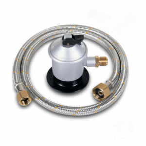 Regulador de Gas con Manguera Flexible