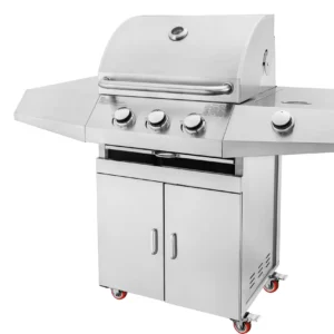 Parrilla a Gas 3 Quemadores  + Quemador Lateral