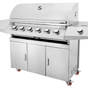 Parrilla a Gas 6 Quemadores  + Quemador Lateral